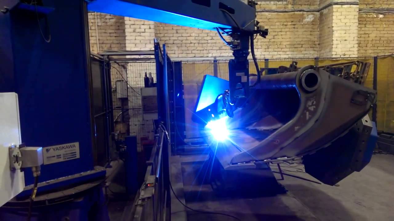 Yaskawa Motoman ARC welding robot station