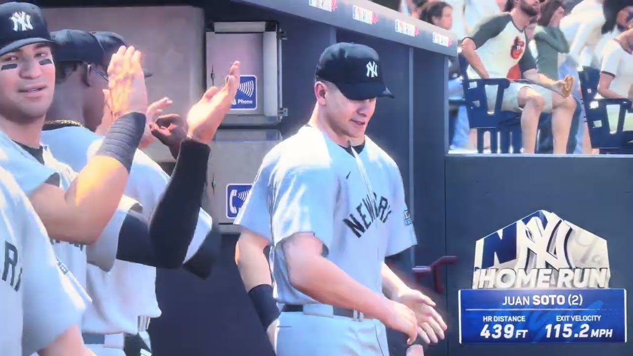 Yankees vs Orioles MLB the show 24 full game playing version 61 RUNS!!!!!!!!!!!!!!!!!!!￼￼￼￼