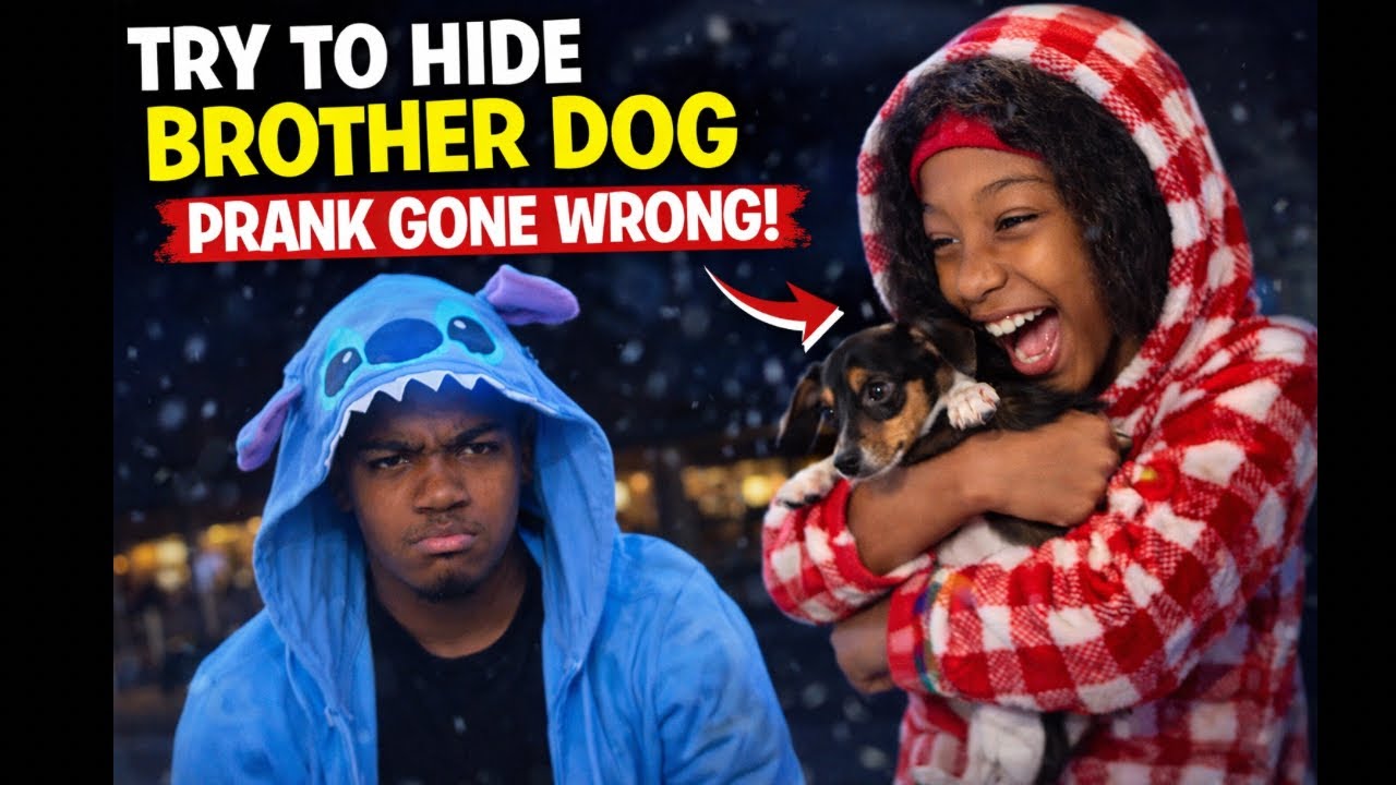 TRY TO HIDE BROTHER’S DOG PRANK GONE WRONG 😭🐶 (EPIC FAIL)|LifeWithDejaNicole