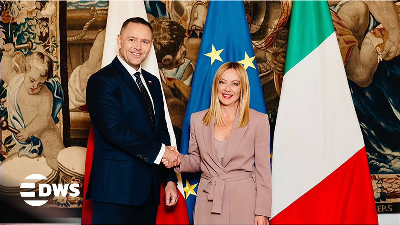 Milan 2026: Italian PM Meloni Greets Polish President Nawrocki Before Olympic Ceremony | AC15