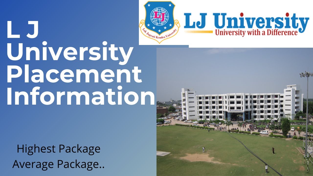 L J University Placement Information