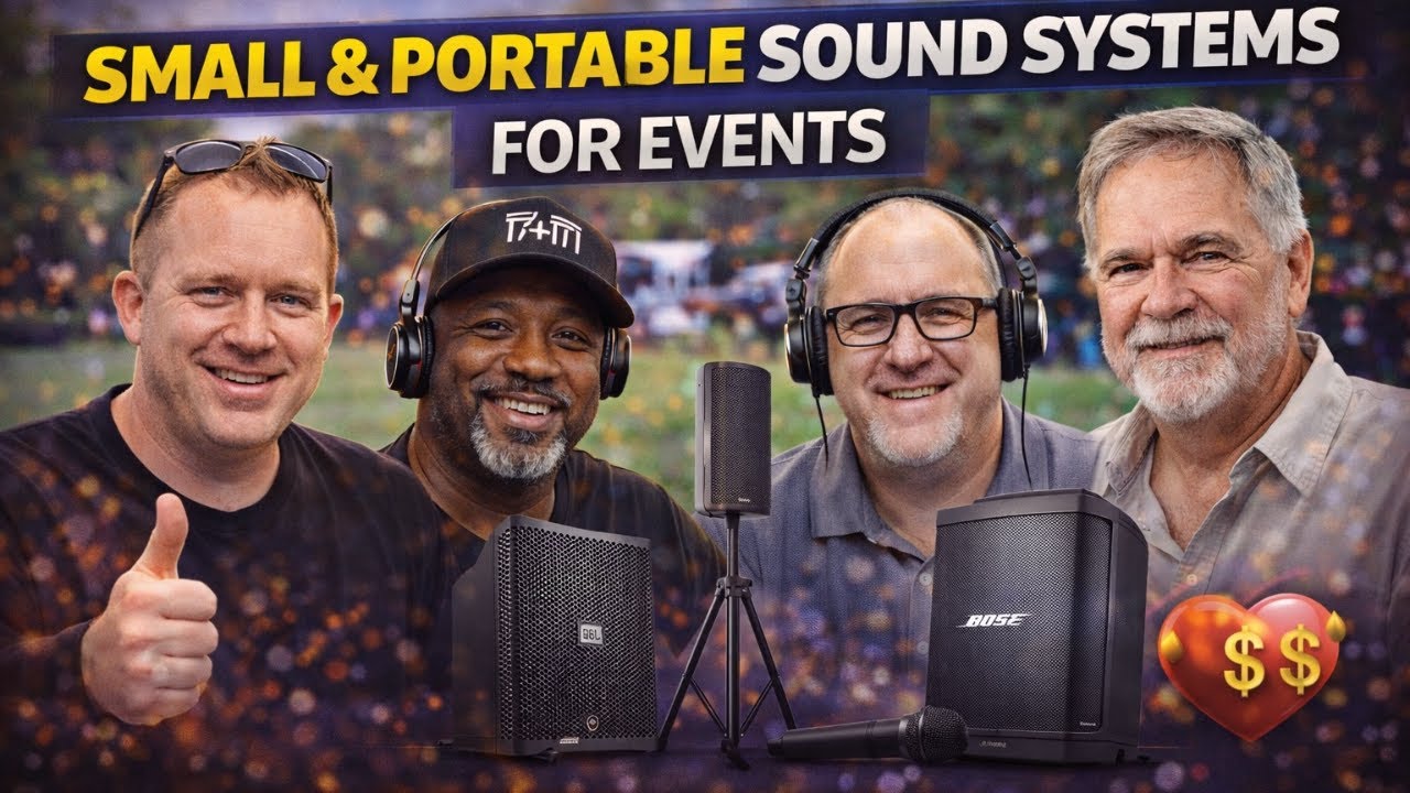 Small and Portable Sound Systems for Events from the #DJNTV Chill Room