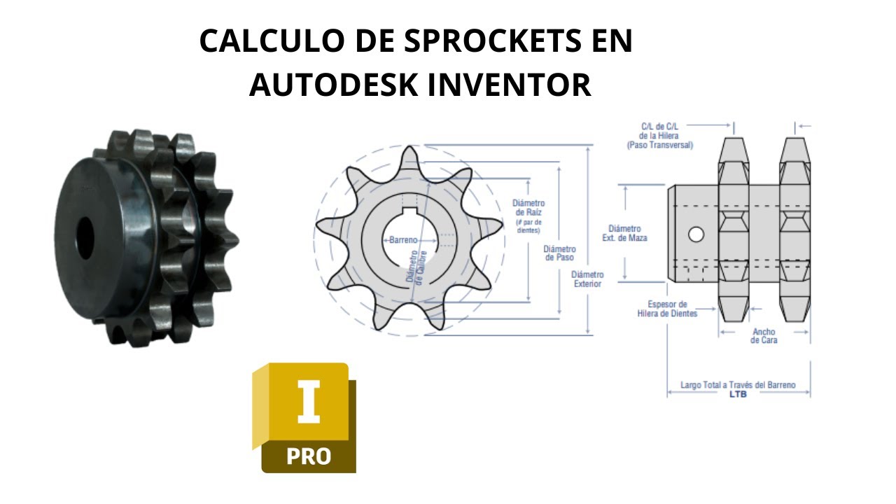 ¿Cómo hacer un SPROCKET en Autodesk Inventor? Tutorial de Inventor 2024 para principiantes