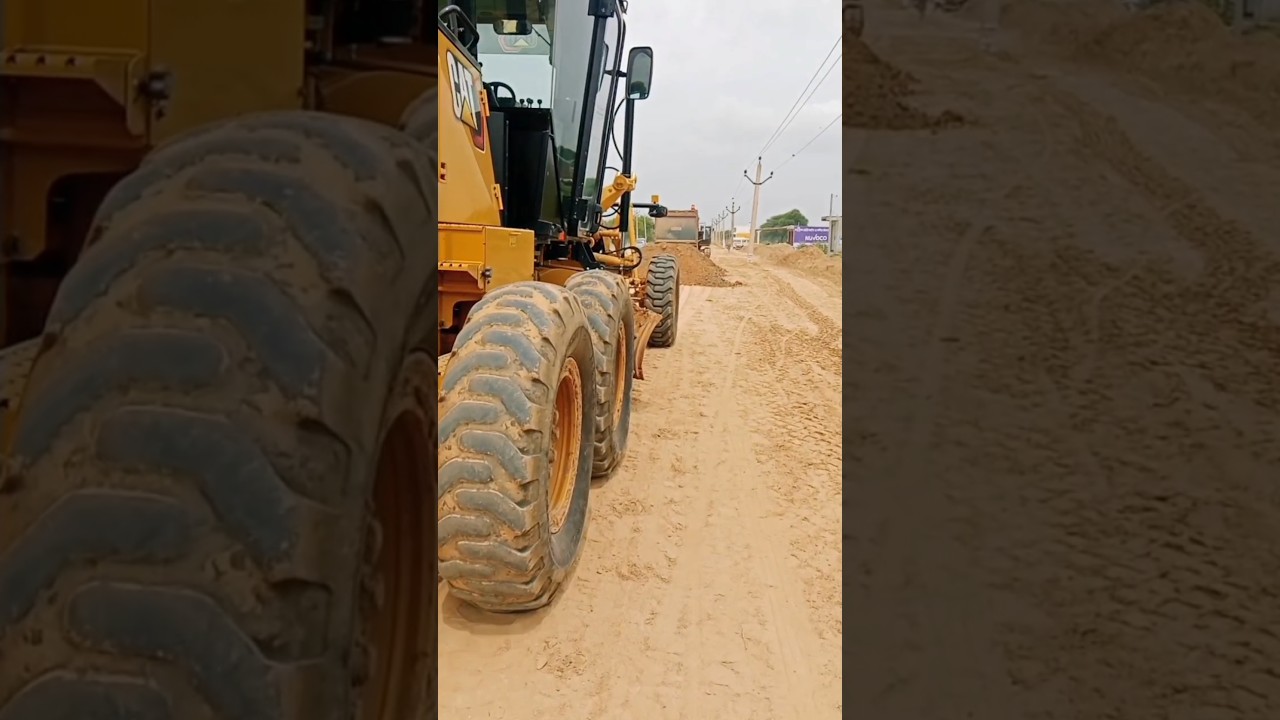 Caterpillar Grader Video Construction Work | Suresh Jat | Motor Grader Machine