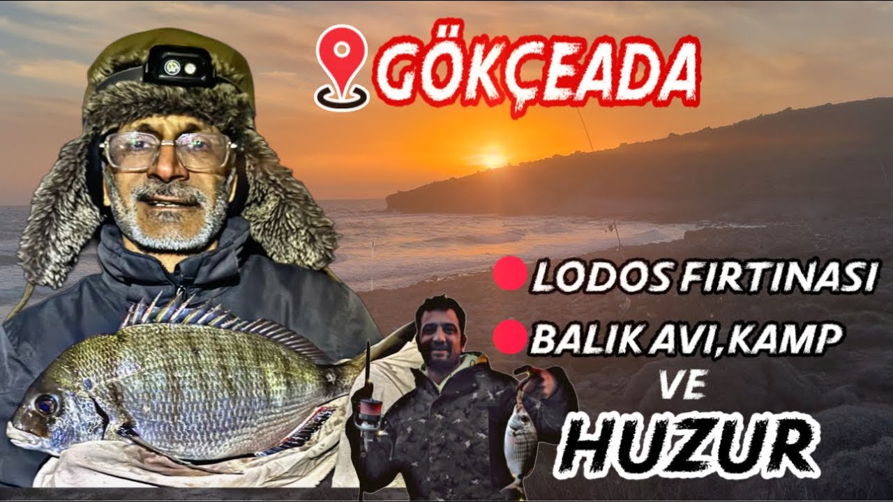 GÖKÇEADA’da LODOS FIRTINASINDA BALIK AVI#balıkavı #levrekavı #gökçeada #balıkavı#sargoz#kamp#yemek