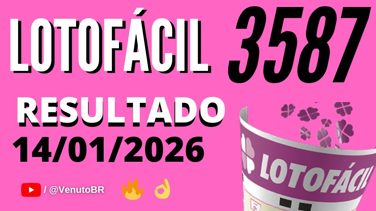 🍀 RESULTADO LOTOF&Aacute;CIL 3587