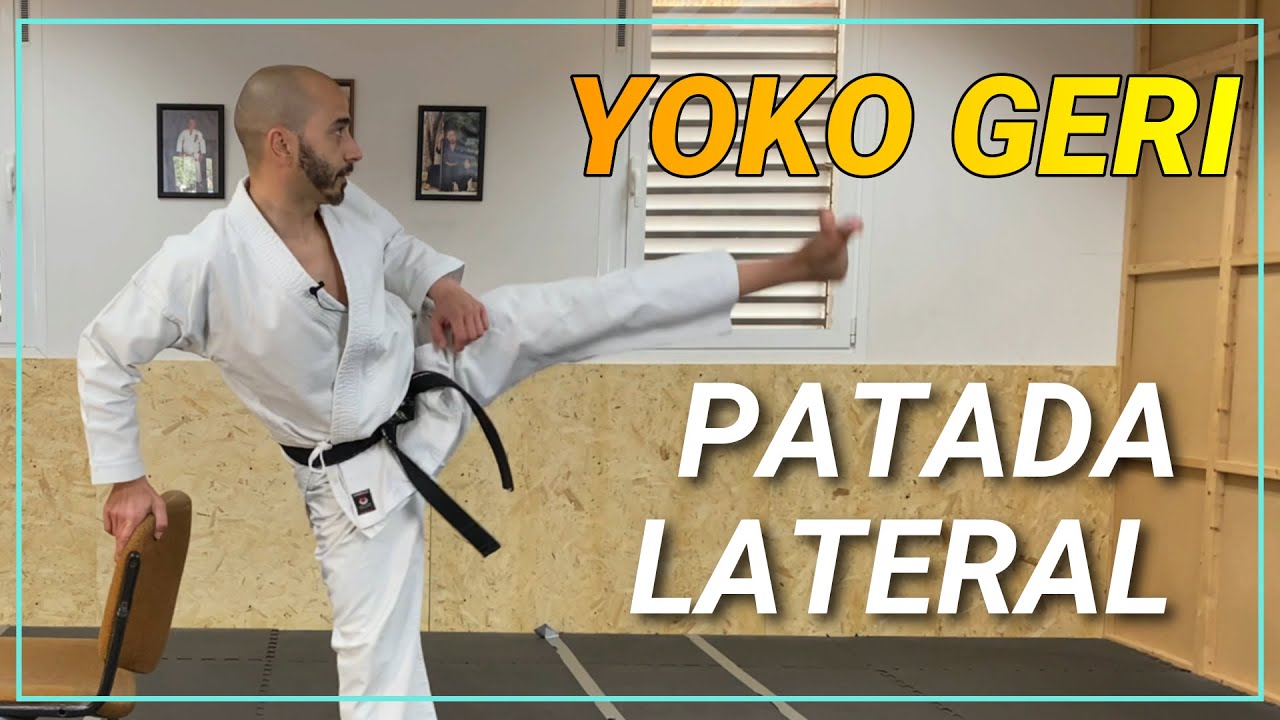 YOKO GERI Keage PATADA LATERAL  KARATE SHOTOKAN #42022DSD