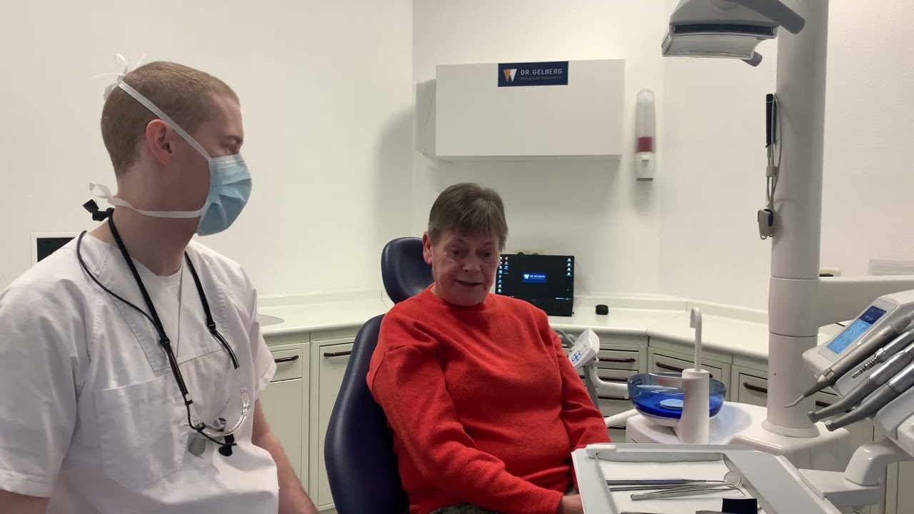 Patientin: digitale Abformung auch f&uuml;r Prothese bei Dr Gelberg