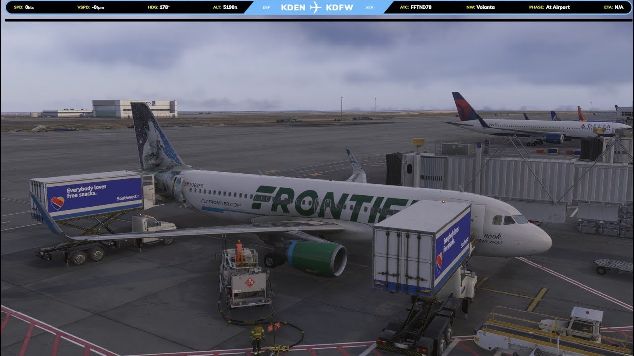 KDEN - KDFW|Coop Fullflight A320 Fenix Fs2024