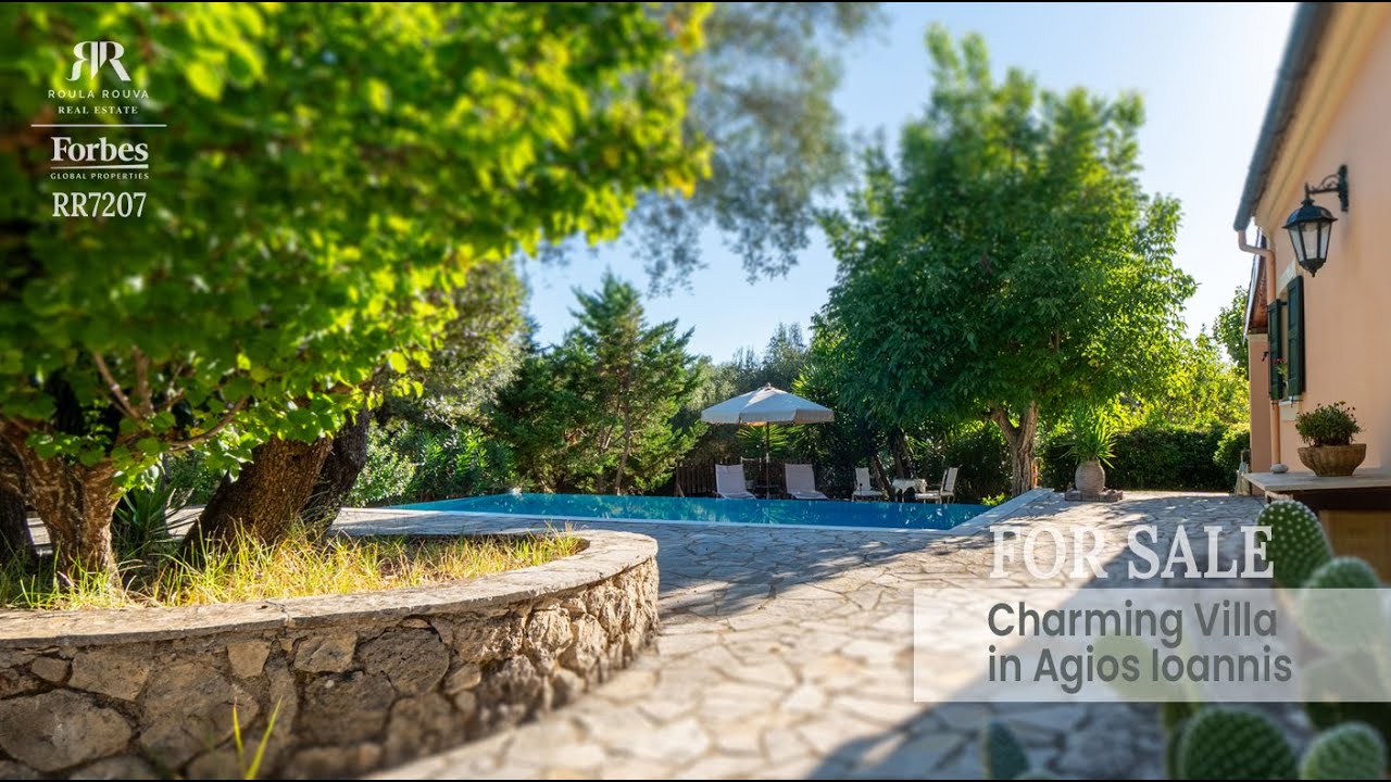 Charming Villa in Agios Ioannis, Corfu For Sale RR7207 | Roula Rouva Real Estate