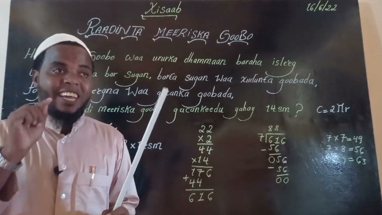 Raadi  meeriska goobo gacankeedu yahay ?