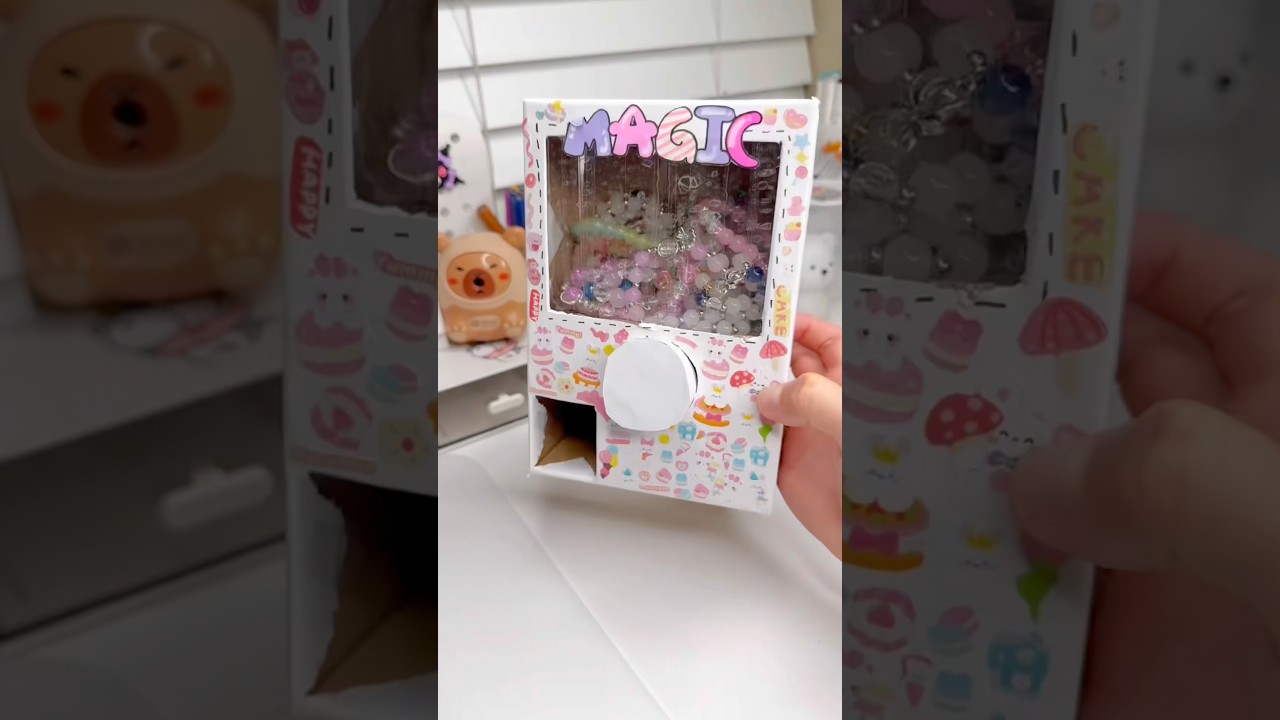 🍬Automat vendingowy DIY☺️!￼ #papierowe #słodkie #rękodzieło #rękodzieło #zr&oacute;btosam #rękodzieło #rękodzieło
