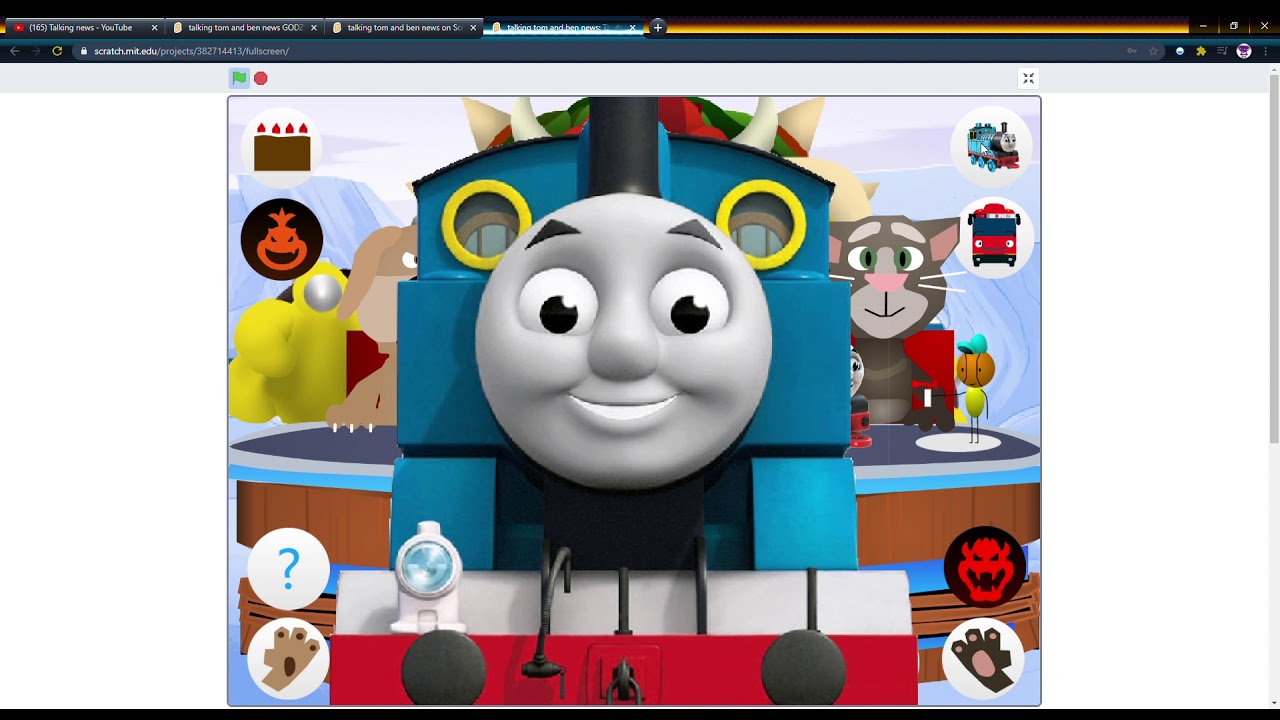 talking tom and ben news  The Arctic Base ft  Mario on Scratch