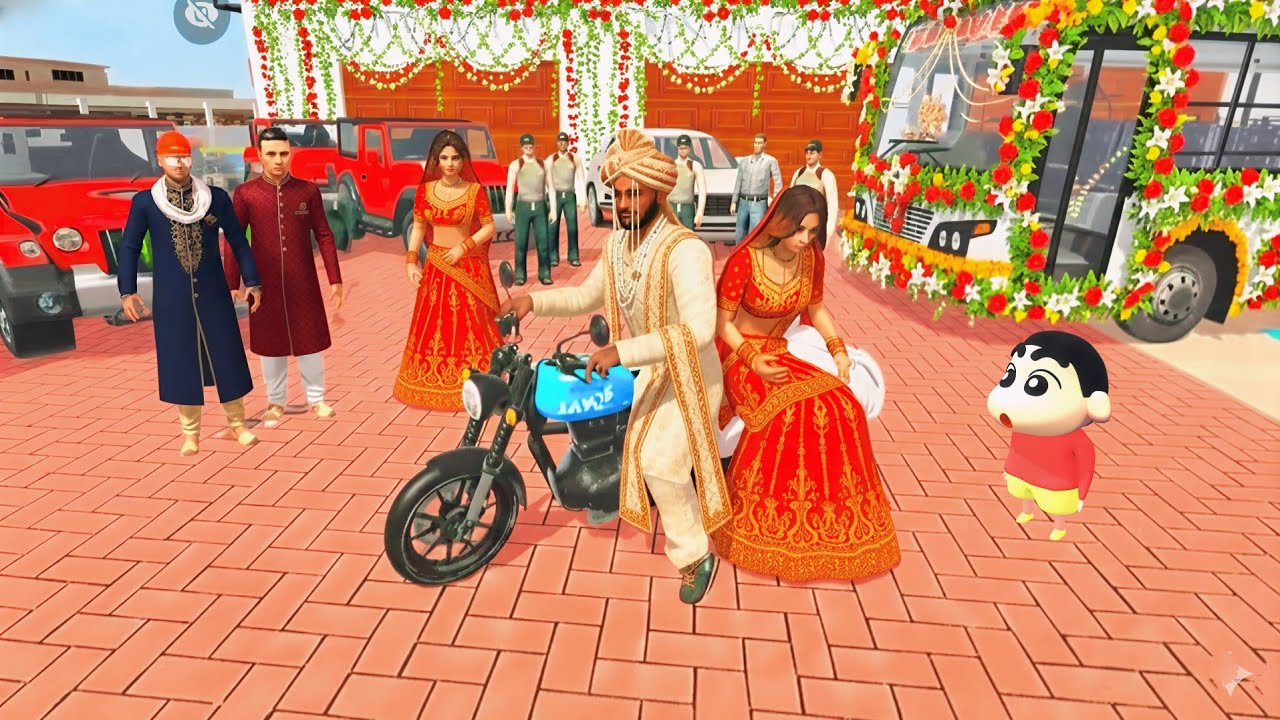 🤩Franklin Got Married in India 🇮🇳 Indian Theft Auto Simulator 😱 Celebration Franklin Marriage Event