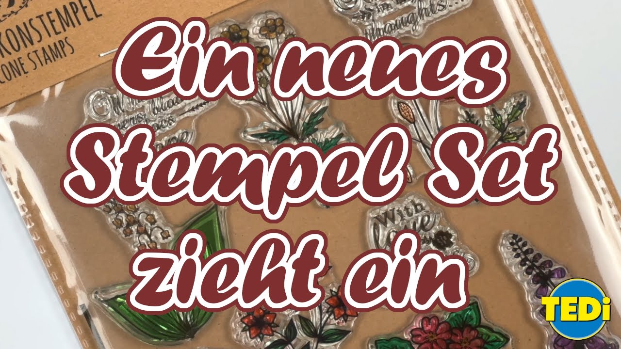 Stempel Set || Test || Tedi || kleine Ideen || Ein neues Stempel Set zieht ein
