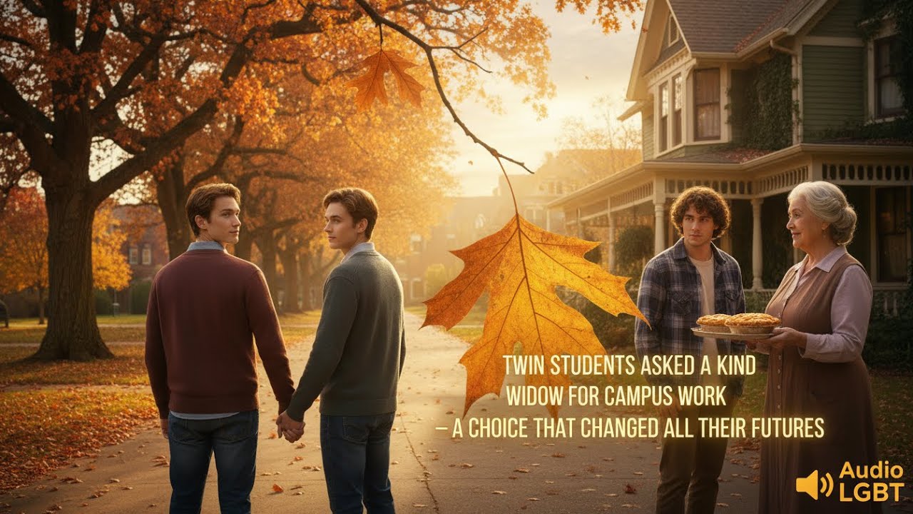 TWIN STUDENTS ASKED A KIND WIDOW FOR CAMPUS WORK — A CHOICE THAT CHANGED ALL THEIR FUTURES
