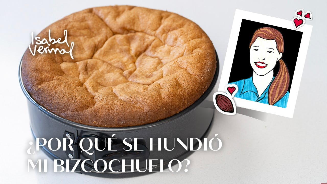¿Por qué se hundió mi bizcochuelo?
