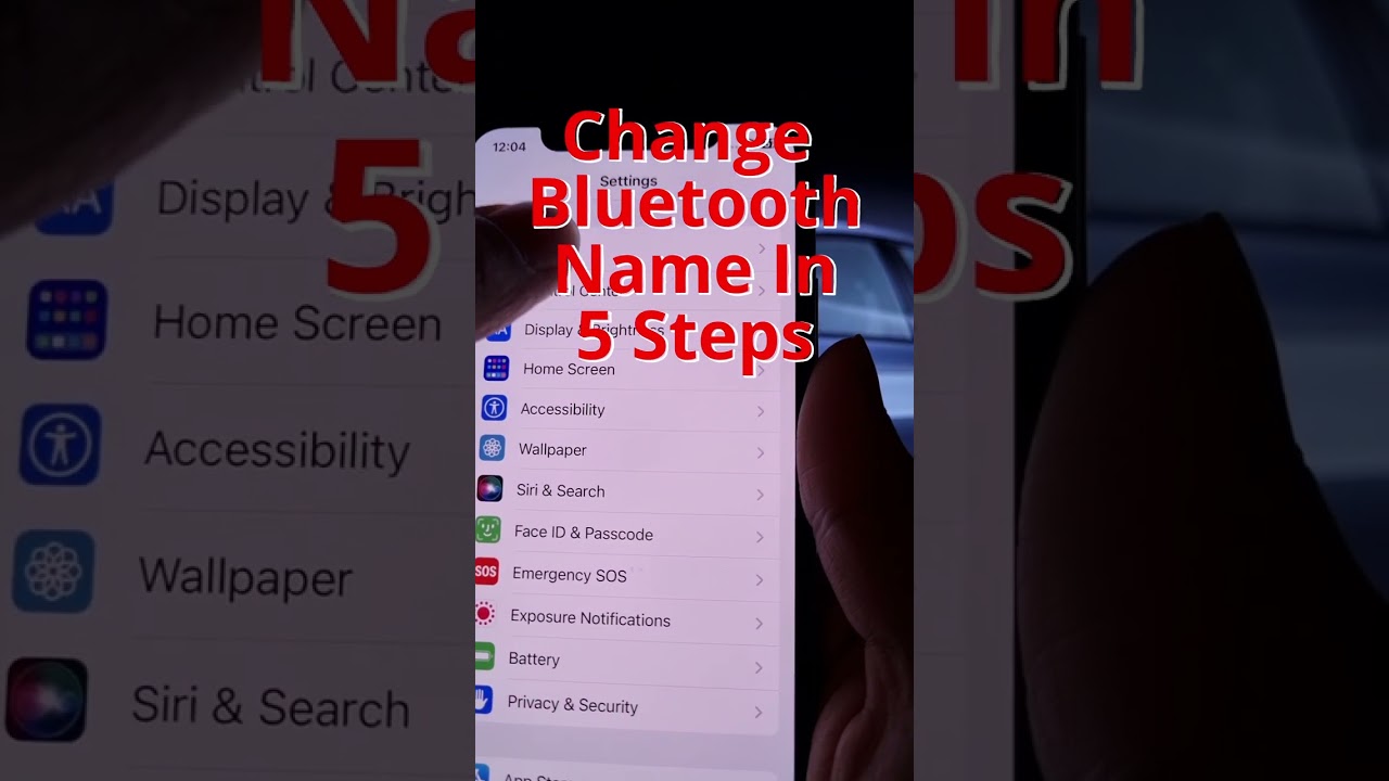 How to change your Bluetooth Name on an iPhone in 5 simple steps #shorts #iphone #tech