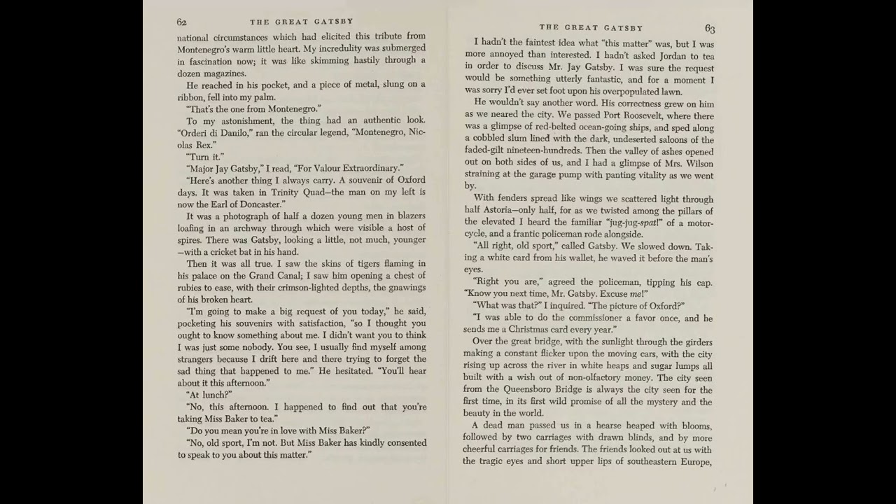 the great gatsby - chapter 4