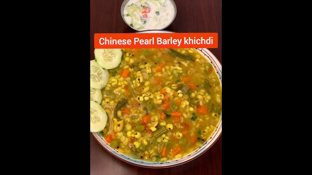 Chinese Pearl Barley Khichdi |Job's Tears Khichdi | #khichdi #youtubeshorts #barleyrecipe #cooking
