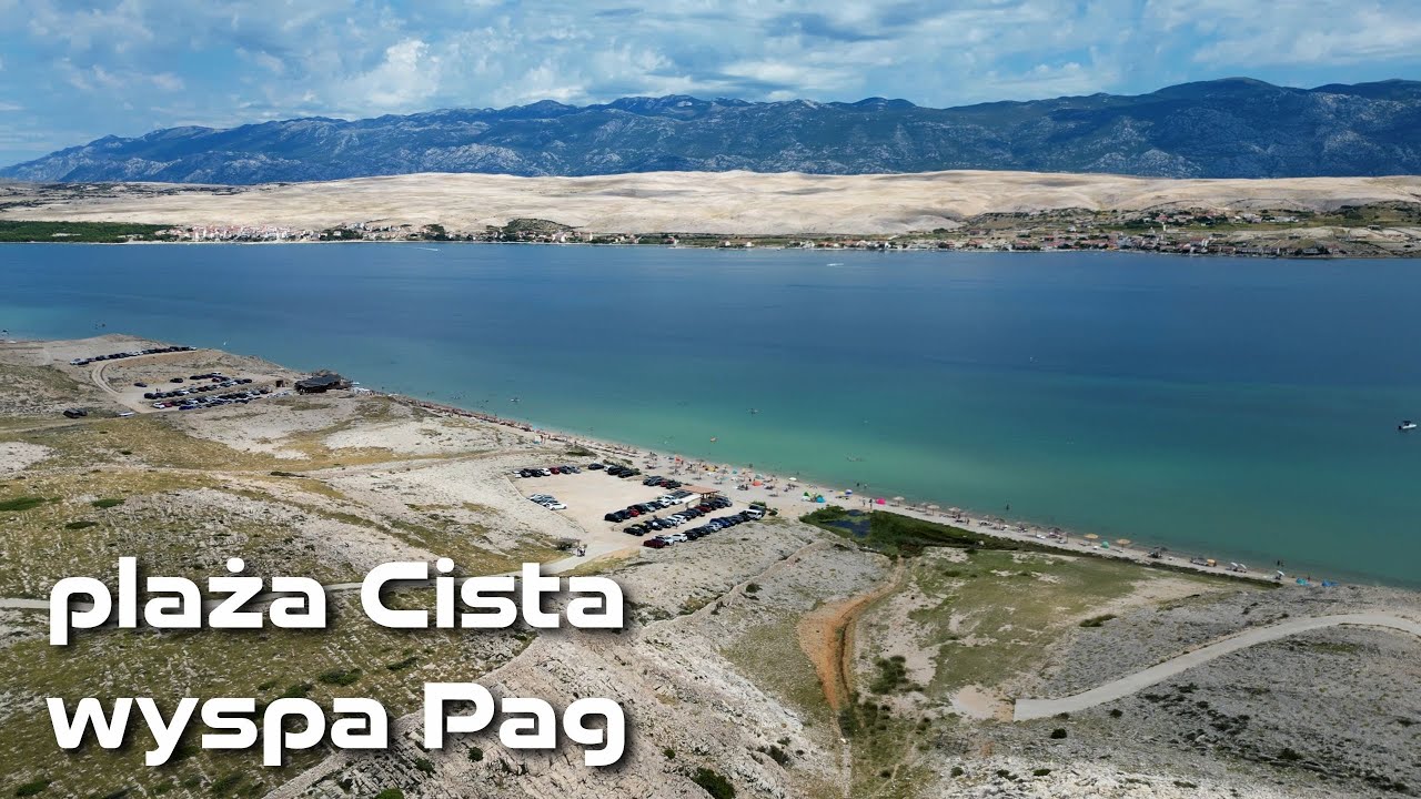 plaża Čista, wyspa Pag, Chorwacja 02.08.2025 / Čista beach, island of Pag, 02/08/2025