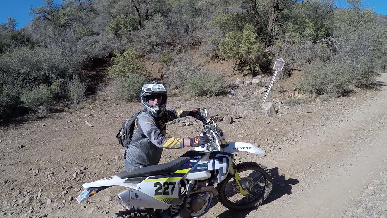 Back Way to Crown King, AZ on Dirt Bikes