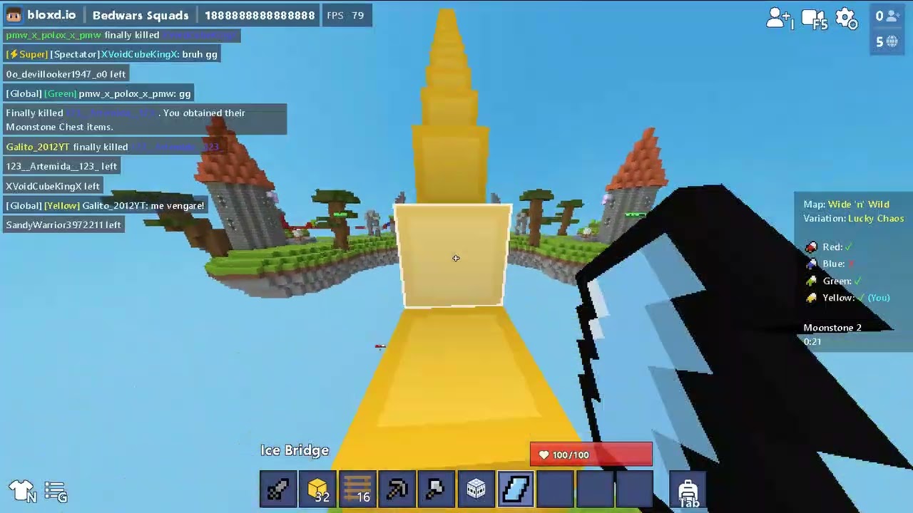 BLOXD.IO SLOW BEDWARS :(