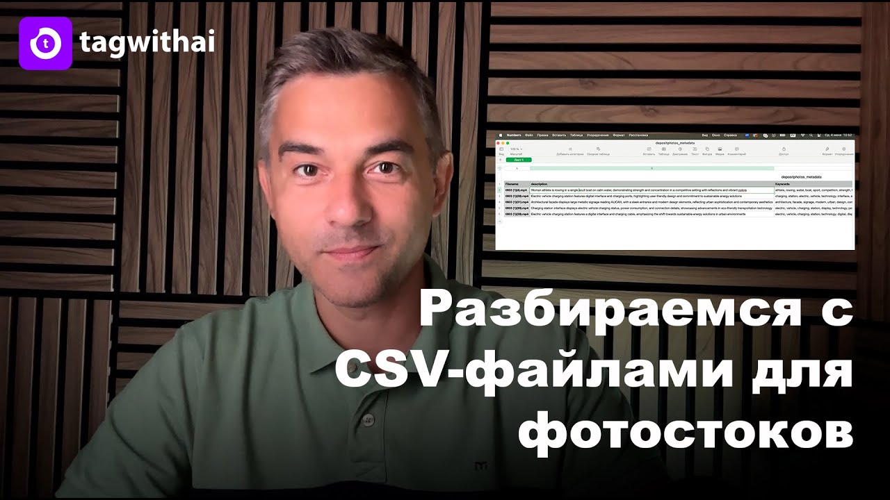 Как работать с СSV для проставления метаданных на фотостоках