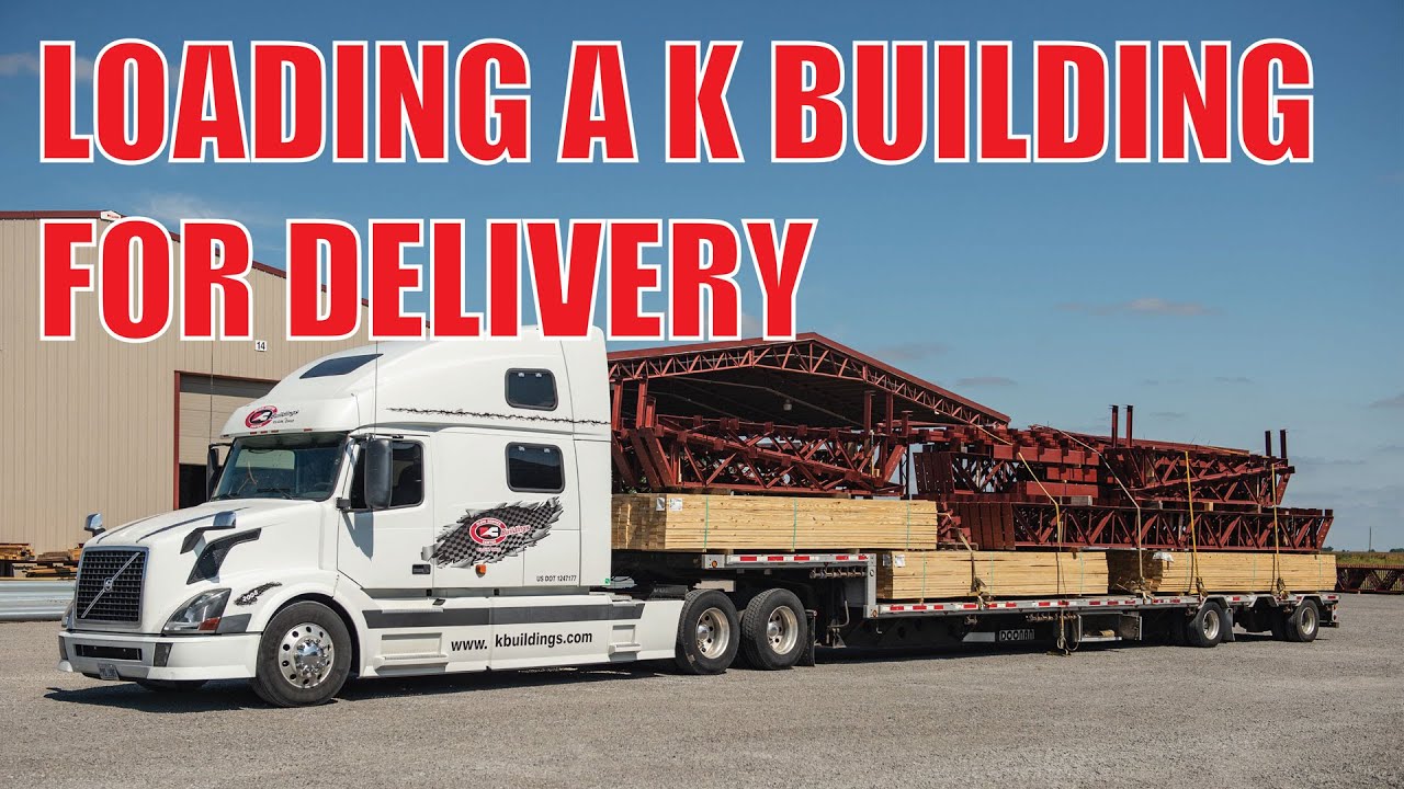 How a K Building is Loaded for Delivery