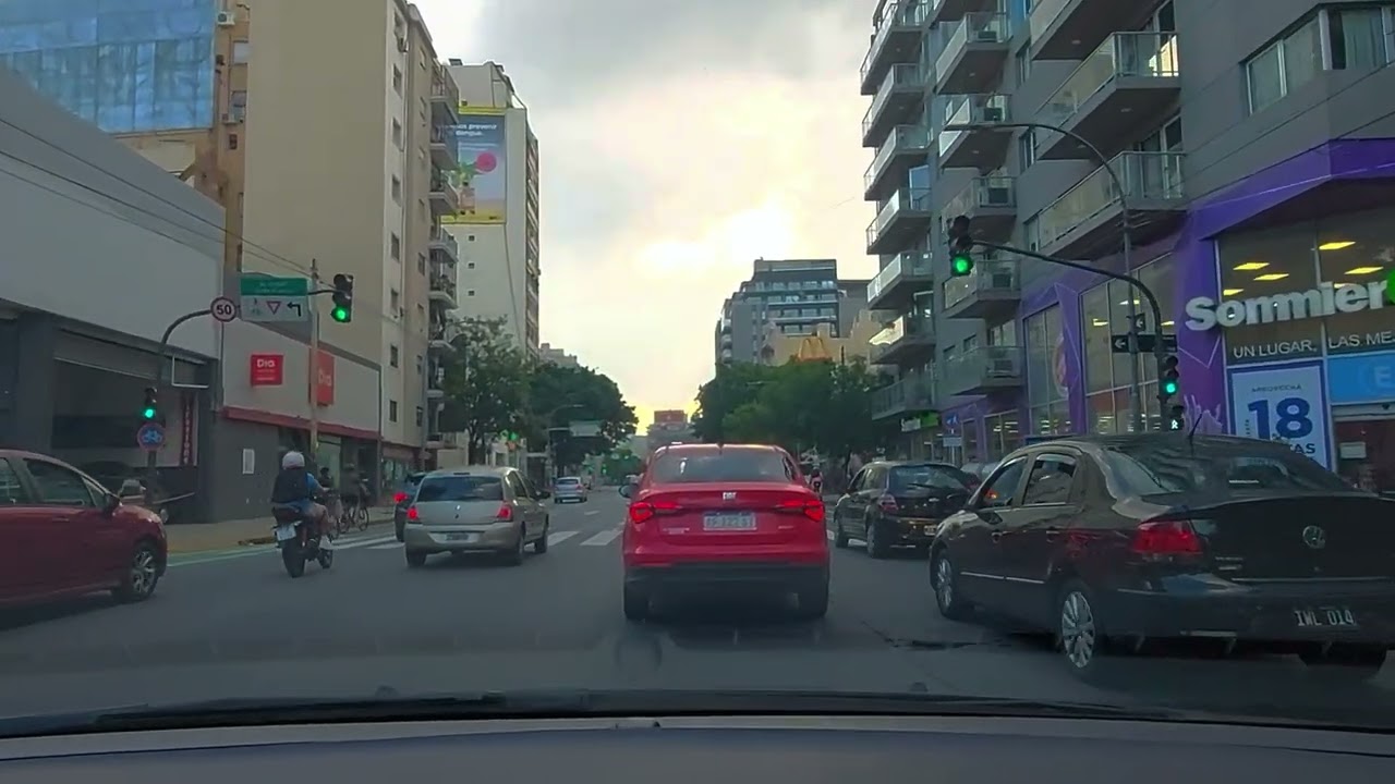 Buenos Aires 4K - Short Drive around Almagro Neighbourhood