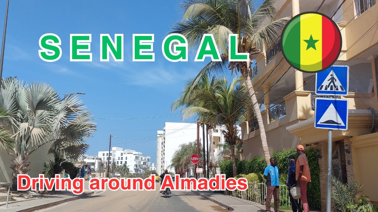 Driving in the neighborhood of Almadies #driving #tour #dakar #senegal #africa