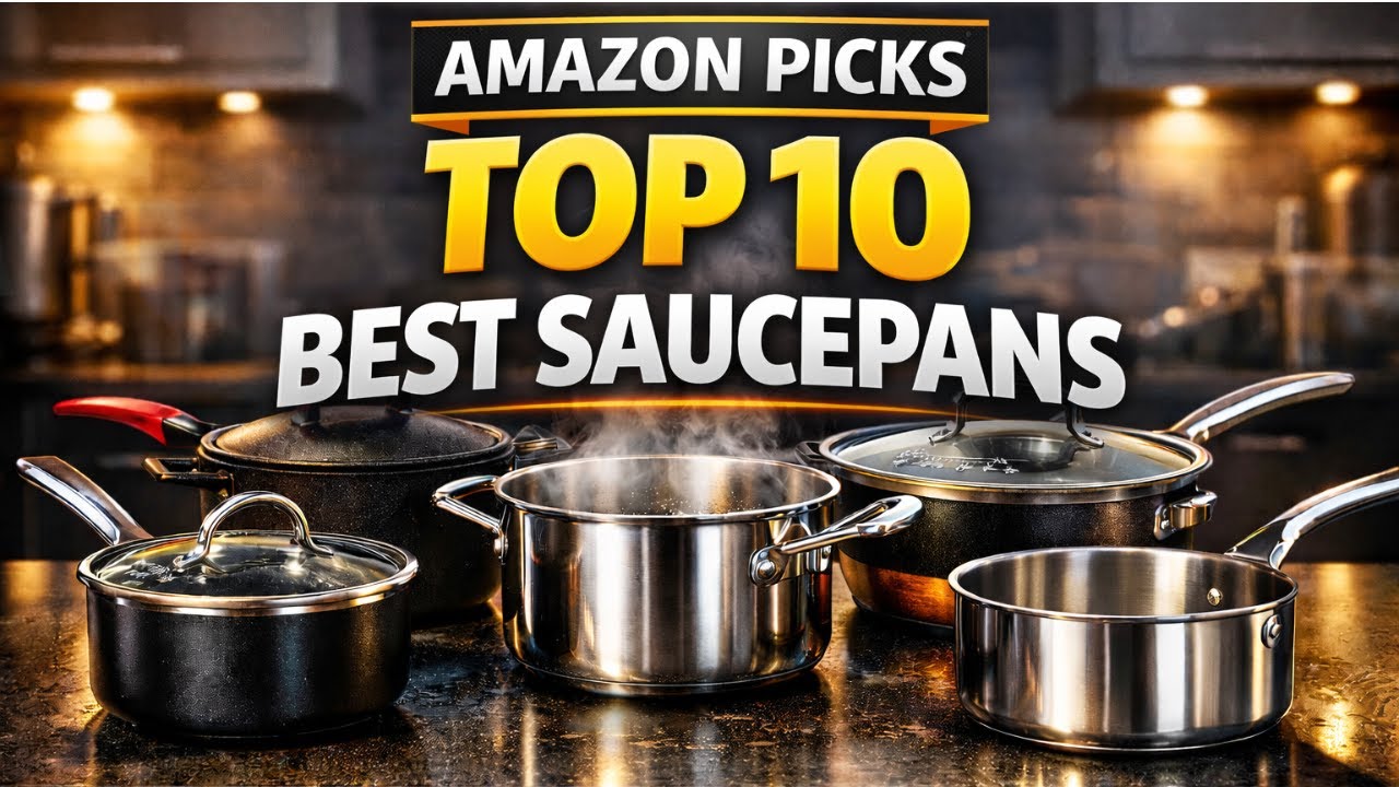 Top 10 Best Saucepans on Amazon 🔥🔥| Even Heating & Long-Lasting