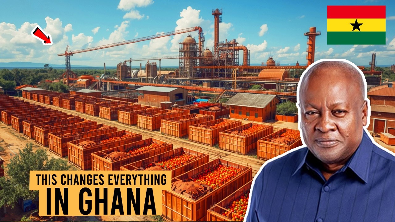 Ghana's $100 Million Abandoned Tomato Factory Restoration Is Underway