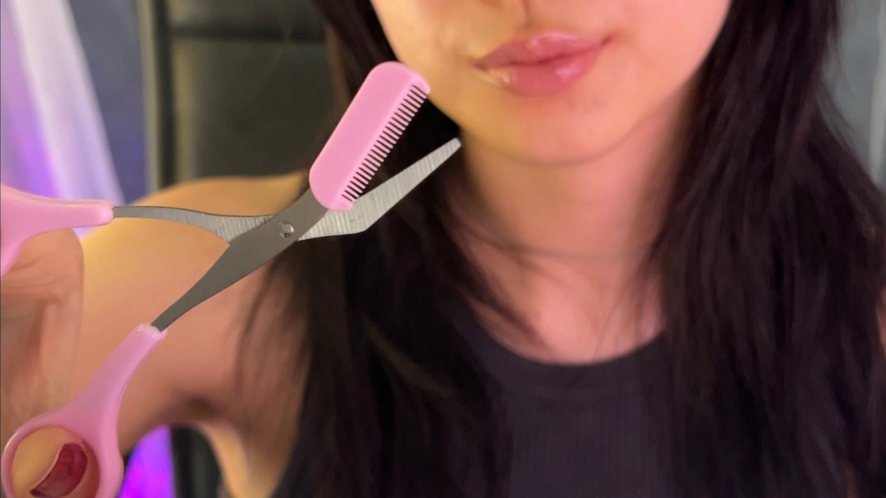 ASMR Doing Your Eyebrows (Up-Close Personal Attention)