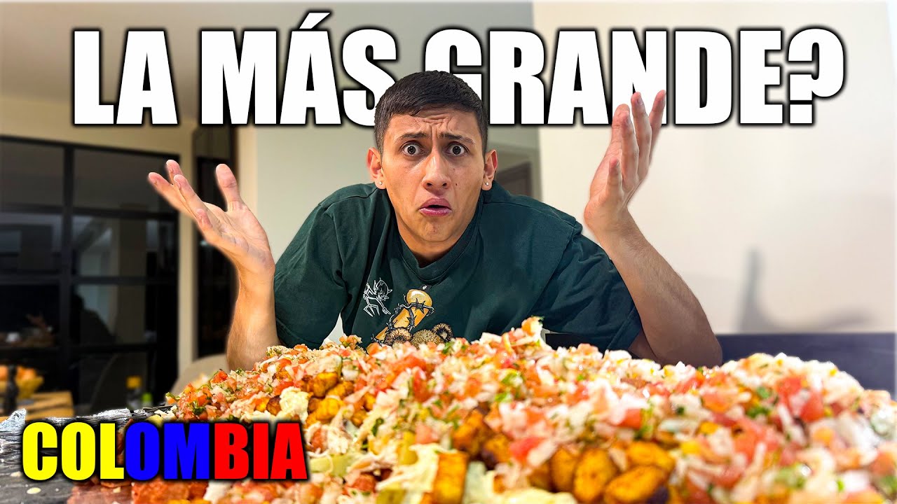 HICE LA SALCHIPAPA MÁS GRANDE DE COLOMBIA🇨🇴 ¿ESTÁ RICA?