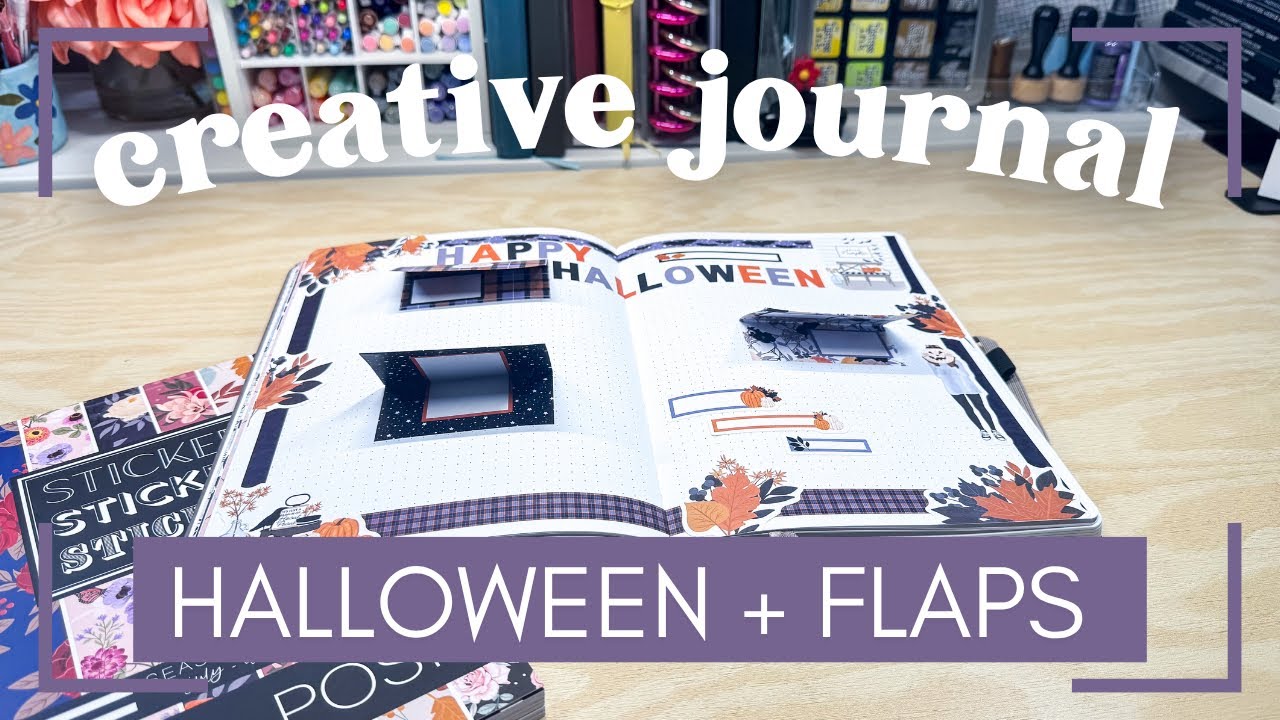 The LAST page in my OCTOBER 2025 creative journal...