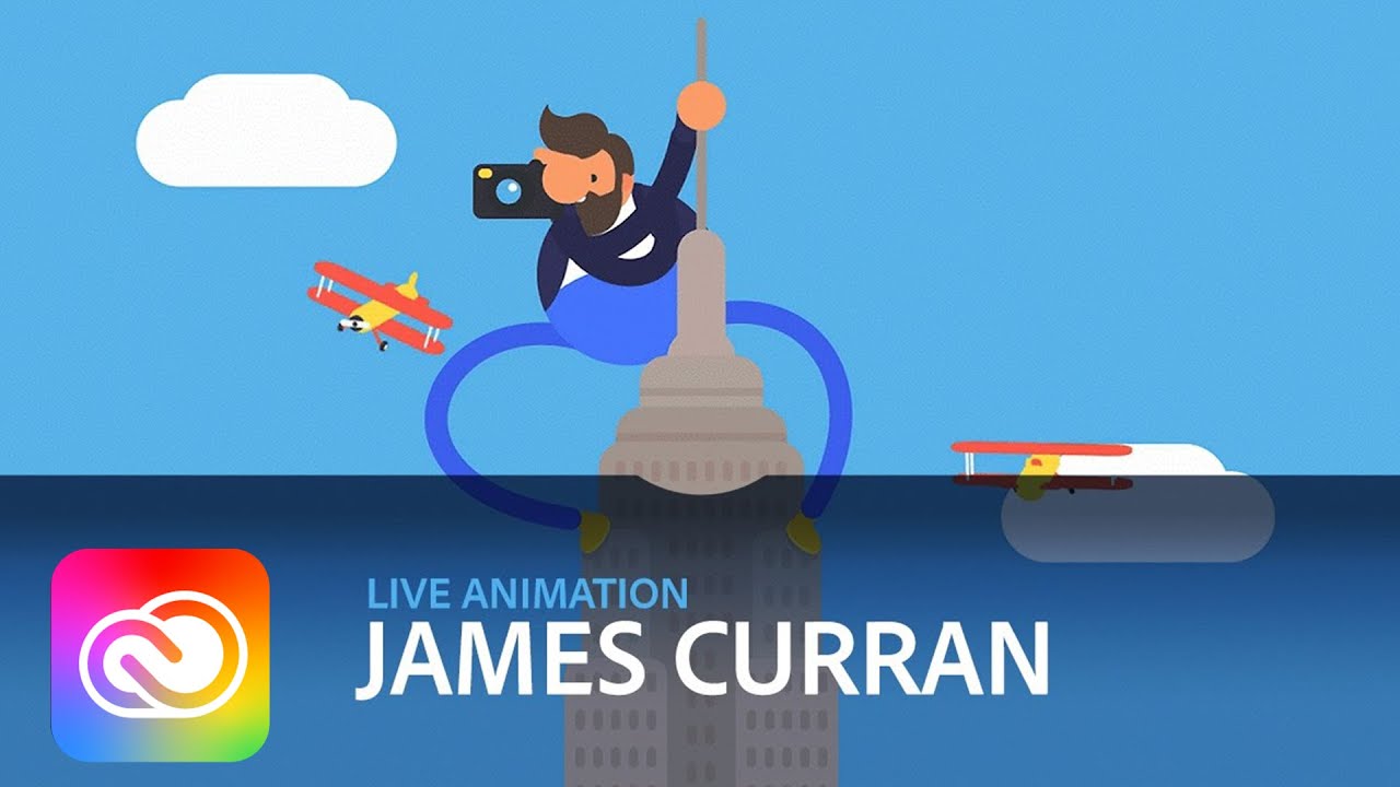 Live Animation with James Curran - DAY 3/3 | Adobe Creative Cloud