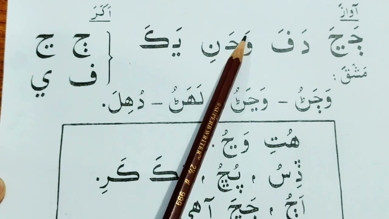 Sindhi Primer's Lesson No.13 for Urdu Speakers