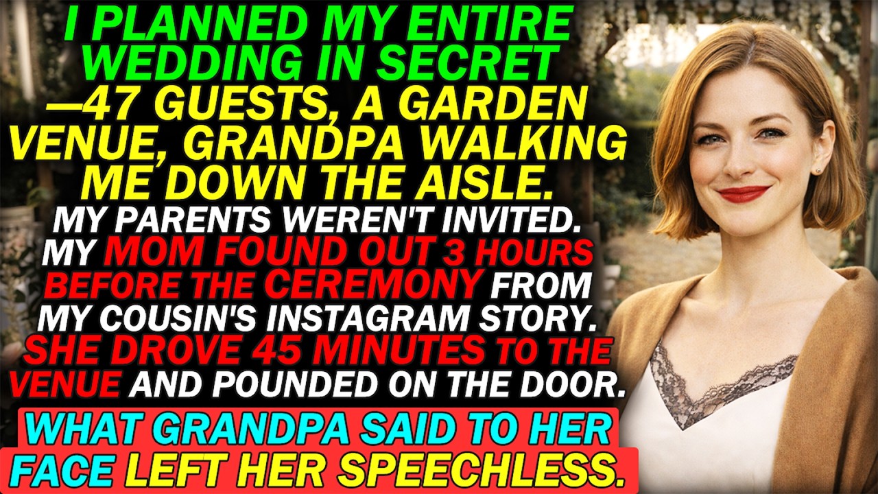 My Mother Showed Up Uninvited To My Secret Wedding &mdash; My Grandfather Shut Her Down