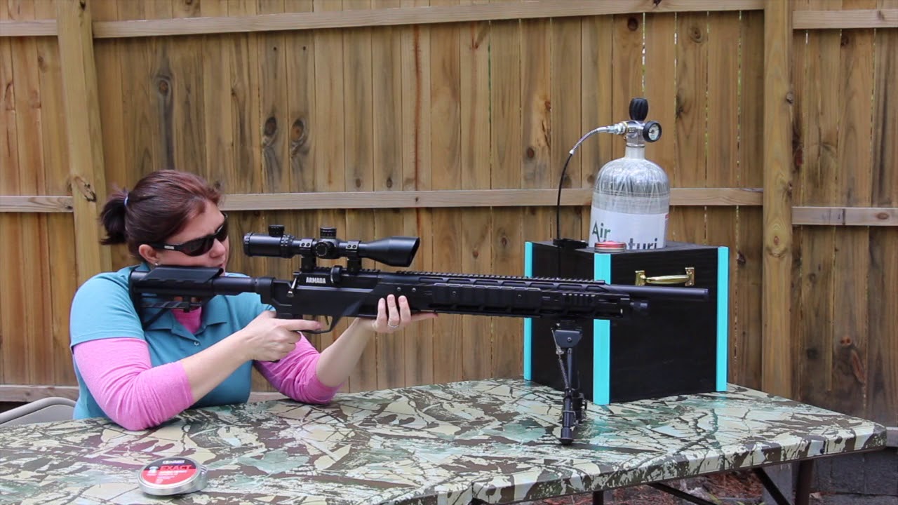 Taking The Red Out With Airgun Angie & Her Benjamin Armada!