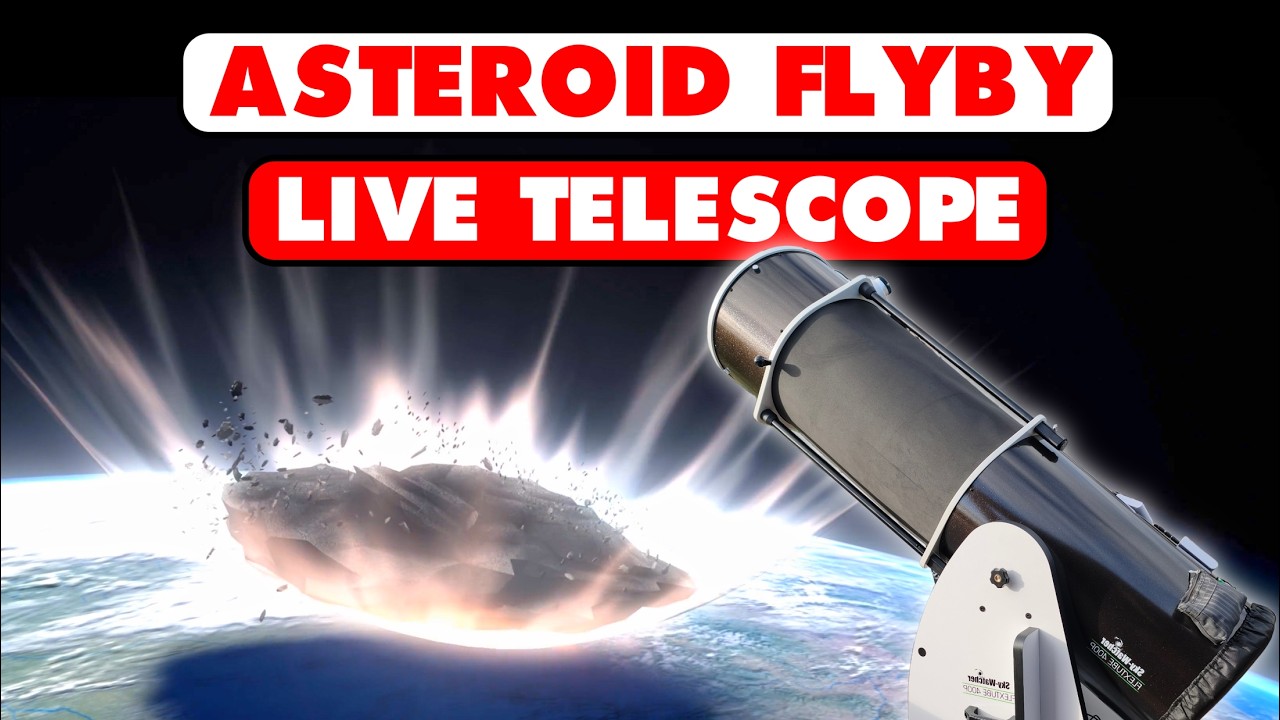 ASTEROID CLOSE APPROACH LIVE: 1997 NC1 REAL-TIME TRACKING