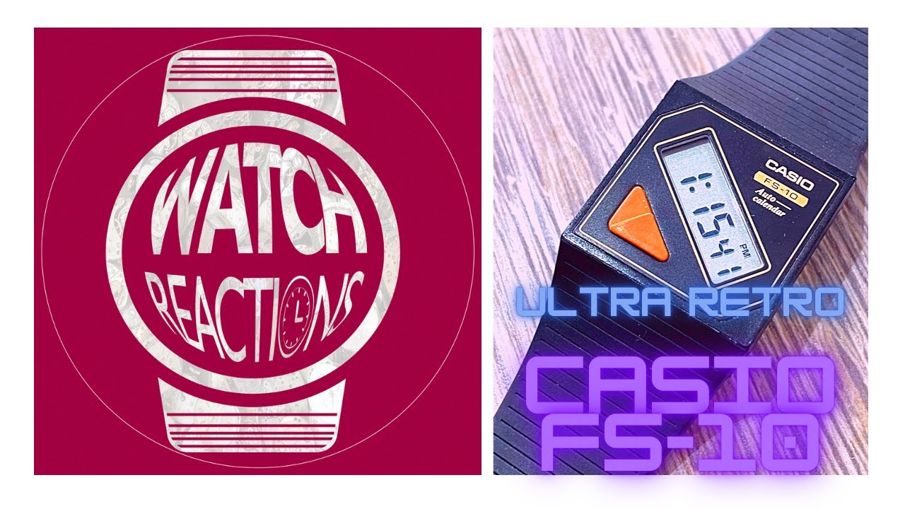 ULTRA RETRO 80s Casio FS-10 from 1985 - Vintage Digital Watch Reaction