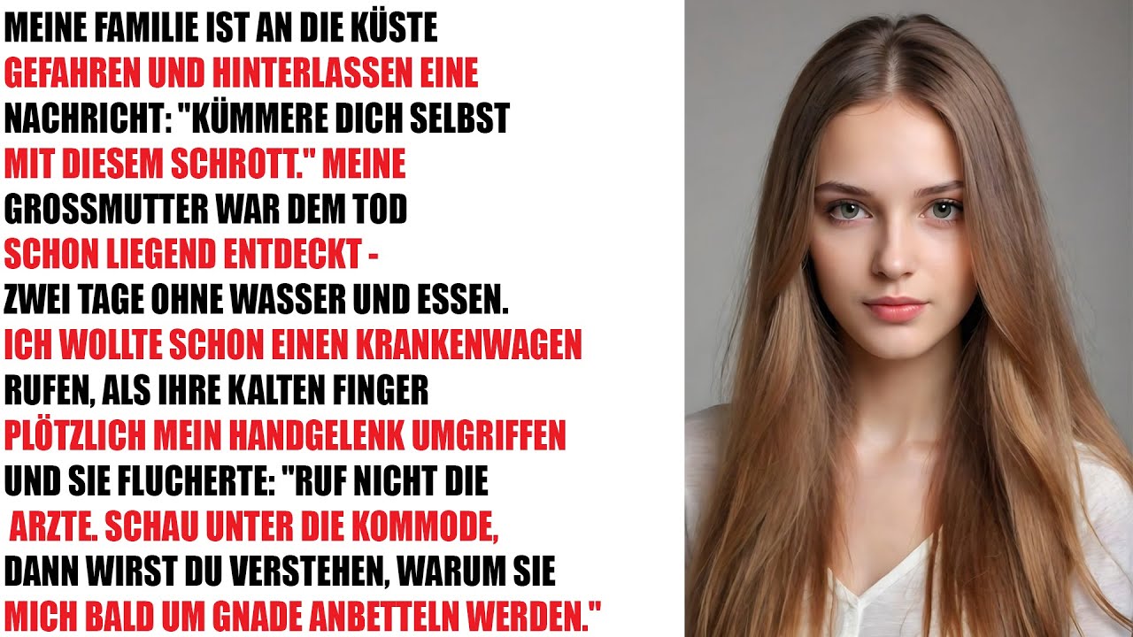 Meine Familie floh an die Küste – mit einer Notiz: „Räum das Chaos selbst auf, Oma“