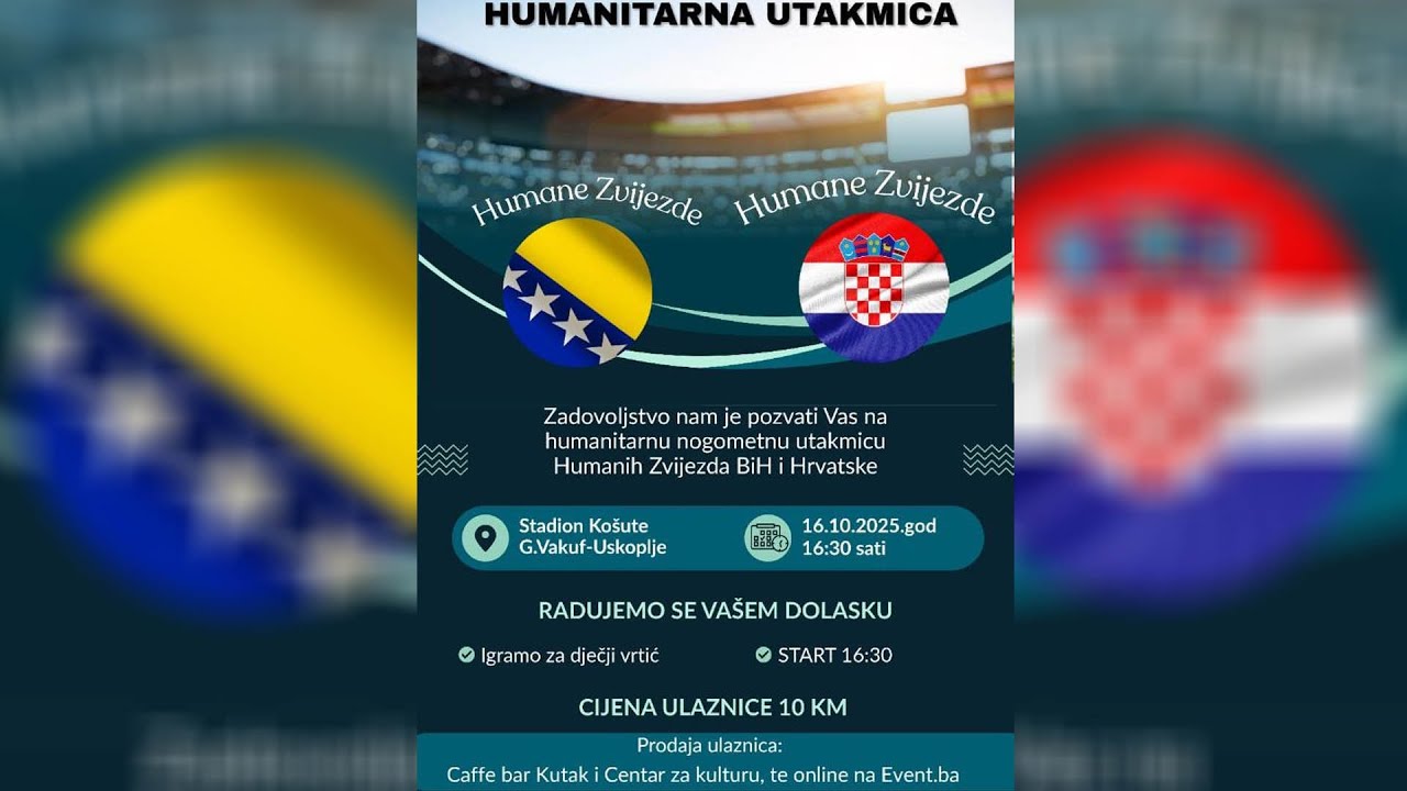Humanitarna utakmica HZ BiH - HZ Hrvatska