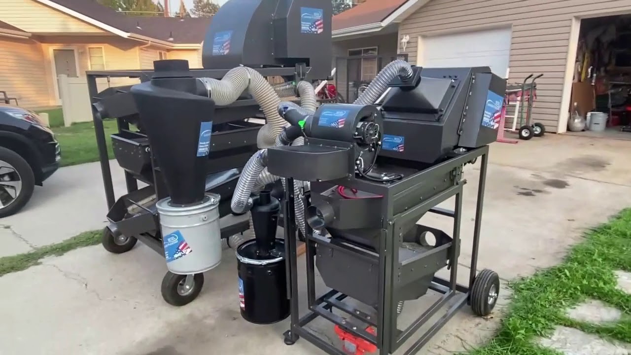 SMALL  LAVENDER  DE-BUDDER  MACHINE