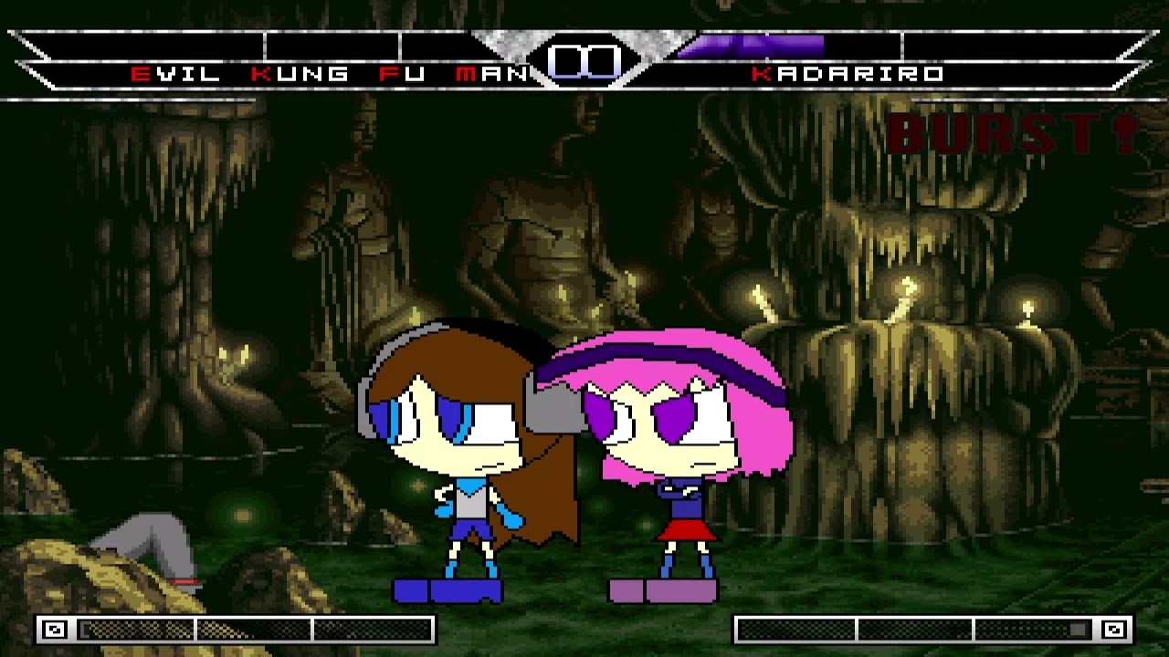 KOF MUGEN EVIL KUNG FU MAN VS Kadariro