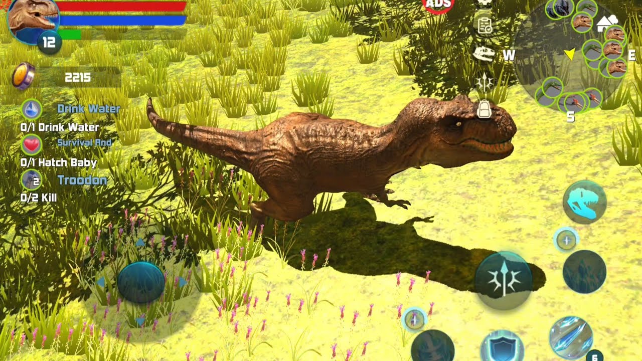 Dinosaur Game T-Rex Dino Simulator Android Gameplay #dinosaur #jurassic 