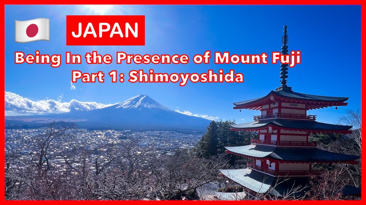 Japan: One-Day Excursion to Fujiyoshida Part 1/2: Shimoyoshida & Chureito Pagoda