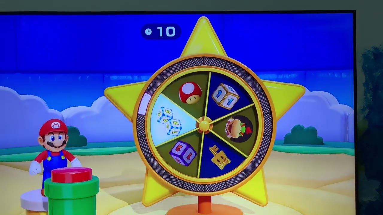 Mario parte, Mario  VS peach VS Luigi VS Yoshi