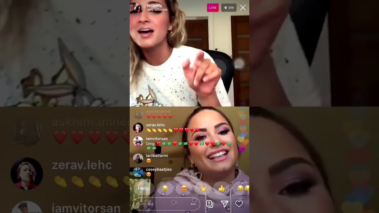 Demi Lovato SUSTAINS A5 Singing 'Sorry Not Sorry' With Tori Kelly On Instagram!